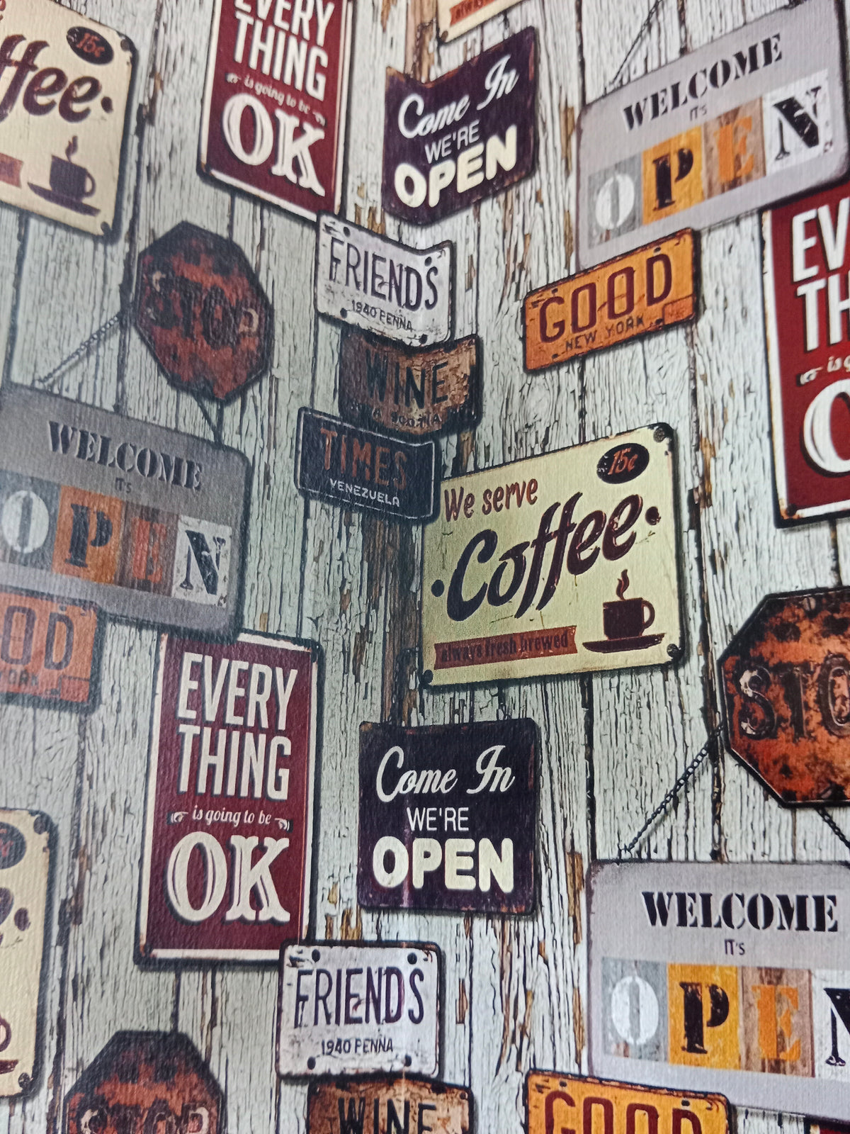 Café wall T-shirt