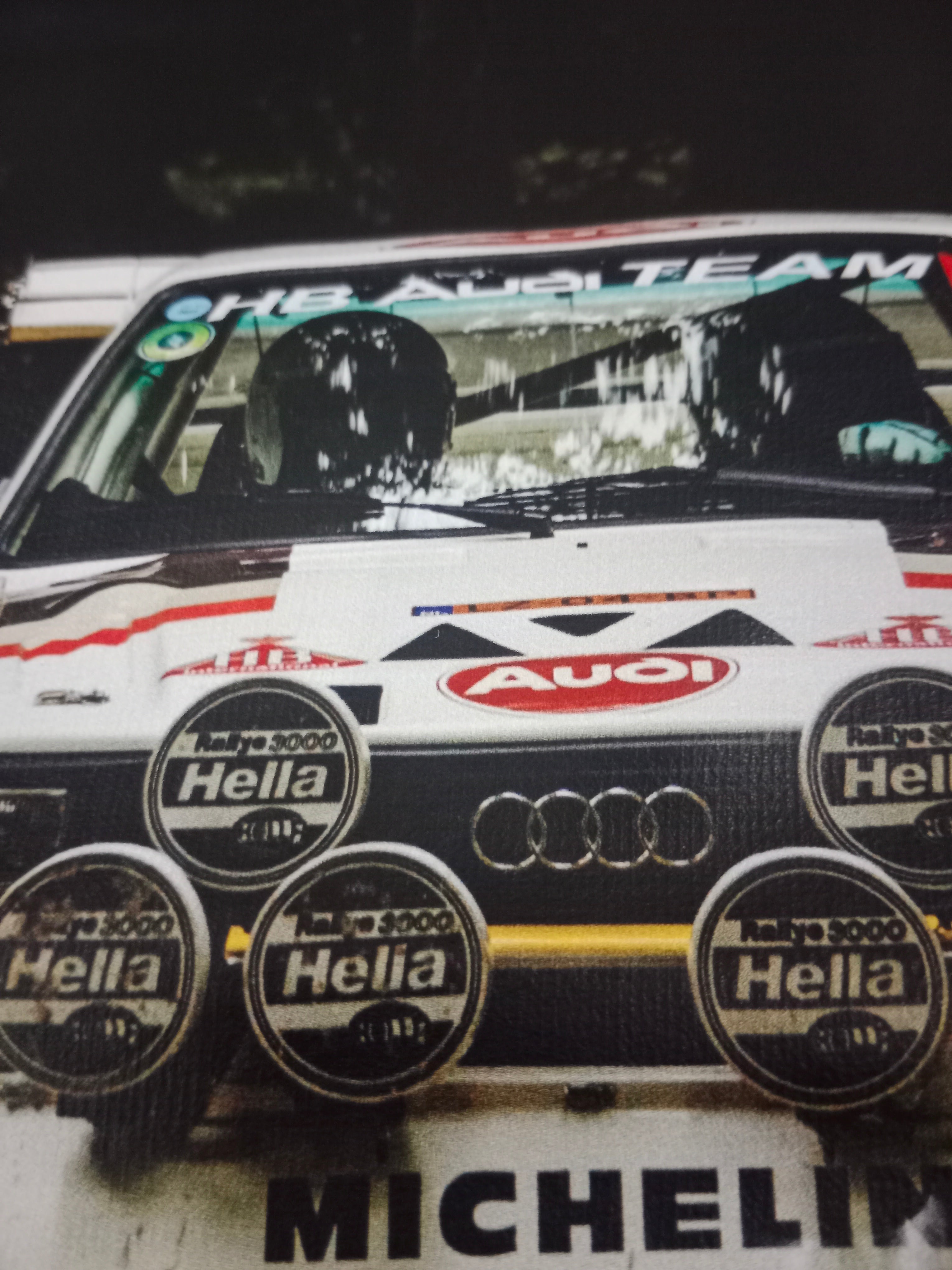 WRC Racing Car Audi Quattro
